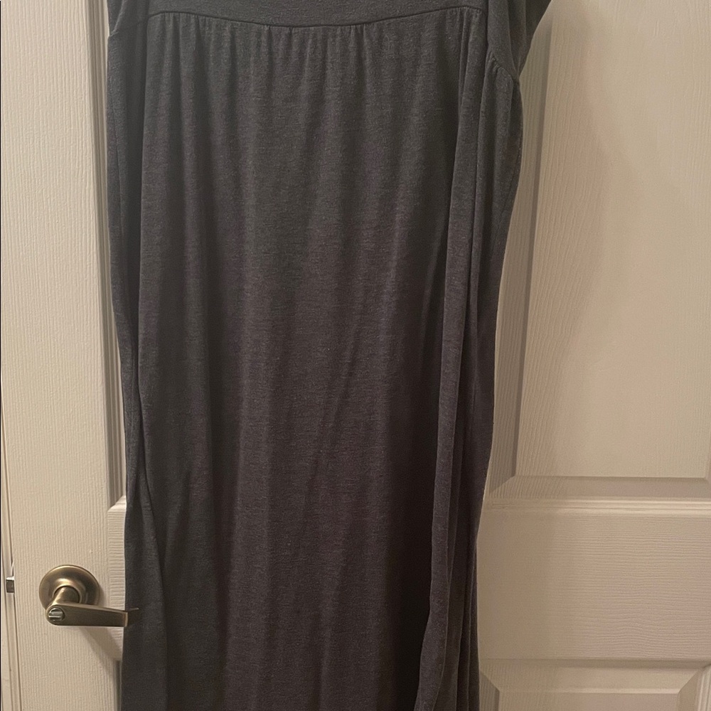 Lily Rose Charcoal Maxi Skirt